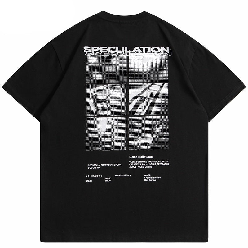 "Speculation" Unisex Men Women Streetwear Graphic T-Shirt - Street King Apparel