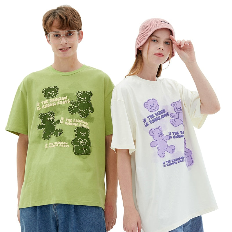 "Rainbow" Unisex Men Women Streetwear Graphic T-Shirt - Street King Apparel