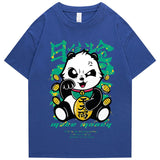 "Rich Panda” Men Women Streetwear Unisex Graphic T-Shirt - Street King Apparel