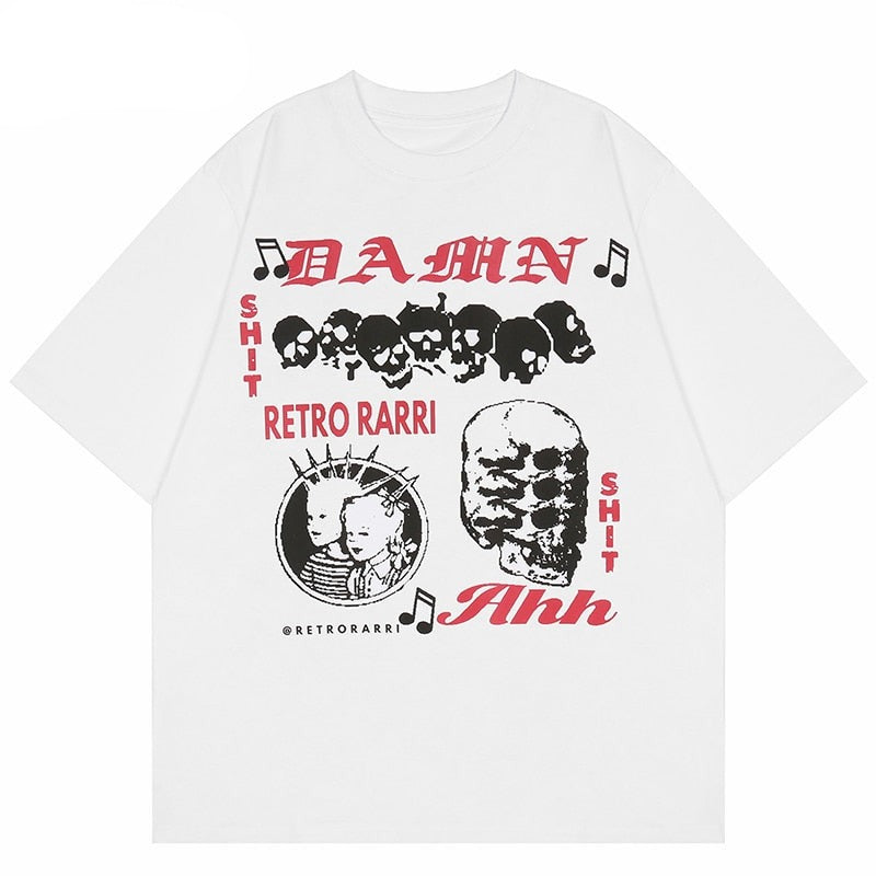 "Retro Player" Unisex Men Women Streetwear Graphic T-Shirt - Street King Apparel