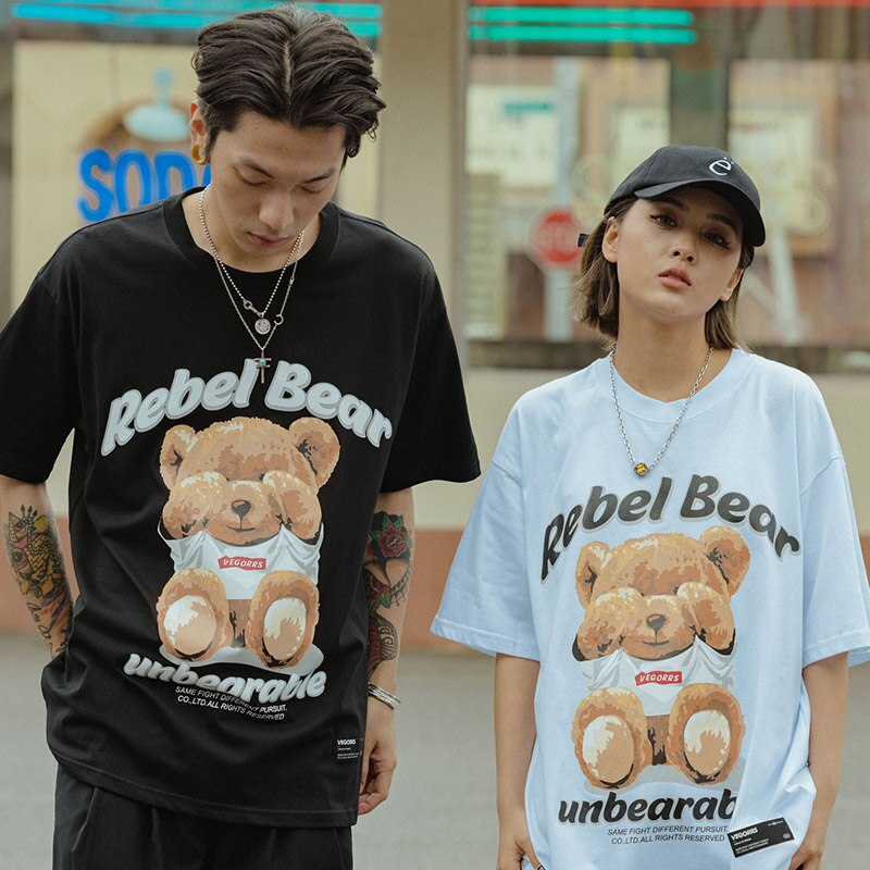 "Unbearable" Unisex Men Women Streetwear Graphic T-Shirt - Street King Apparel