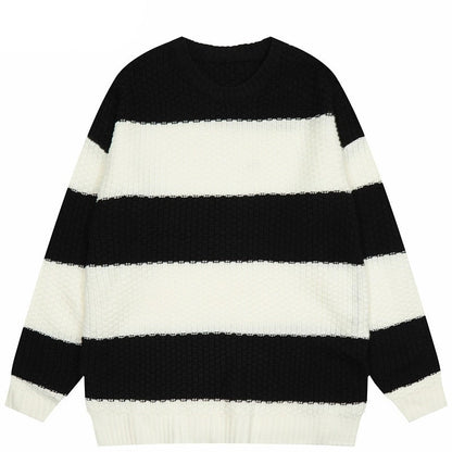 Street King Apparel "Black & White" Unisex Men Women Streetwear Graphic Sweater - Street King Apparel