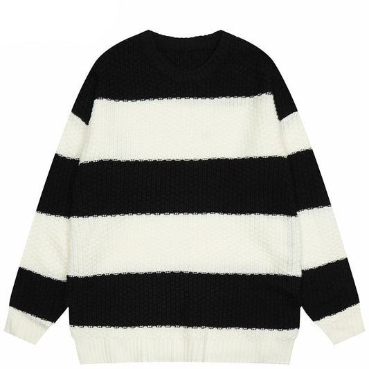 Street King Apparel "Black & White" Unisex Men Women Streetwear Graphic Sweater - Street King Apparel