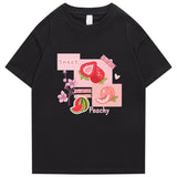 "Peachy" Men Women Streetwear Unisex Graphic T-Shirt - Street King Apparel