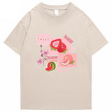 "Peachy" Men Women Streetwear Unisex Graphic T-Shirt - Street King Apparel