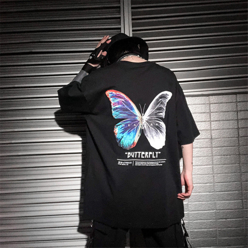 Street King Apparel "Butterfly" Unisex Men Women Streetwear Graphic T-Shirt - Street King Apparel