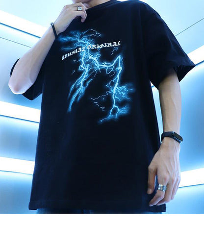 "Waves" Streetwear Hip Hop Men Women Graphic T-Shirt - Street King Apparel