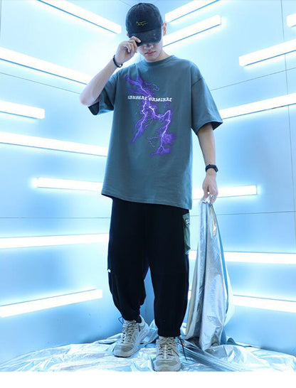 "Waves" Streetwear Hip Hop Men Women Graphic T-Shirt - Street King Apparel