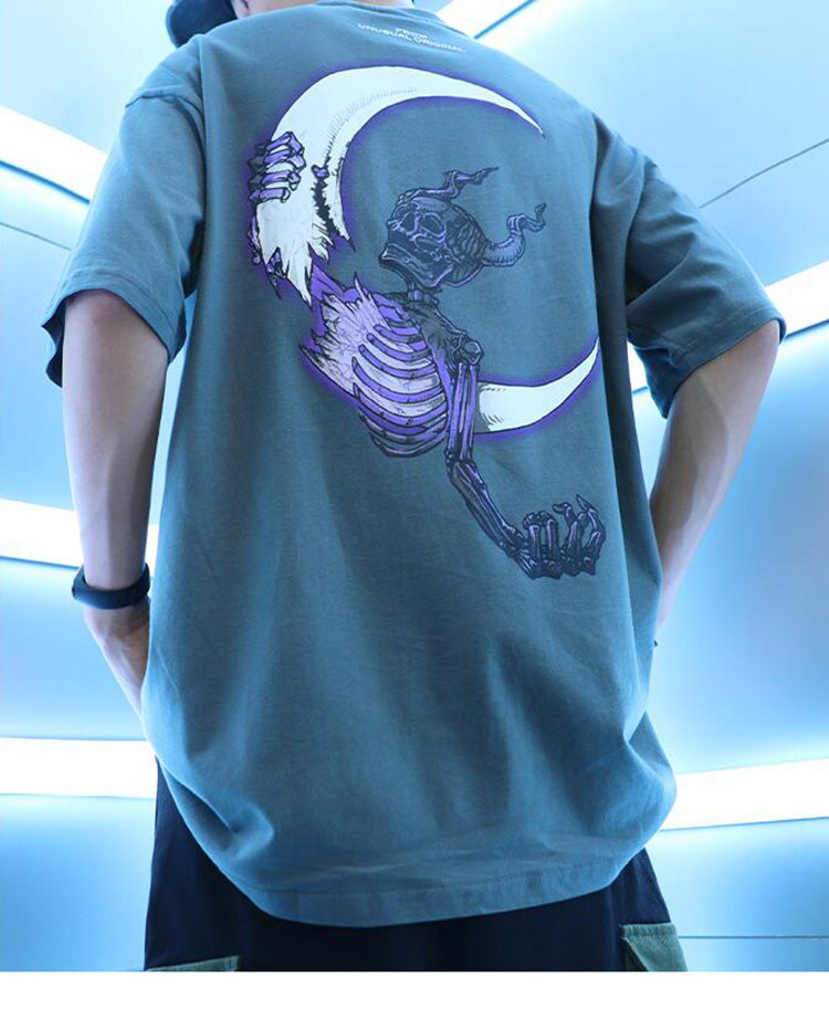 "Waves" Streetwear Hip Hop Men Women Graphic T-Shirt - Street King Apparel