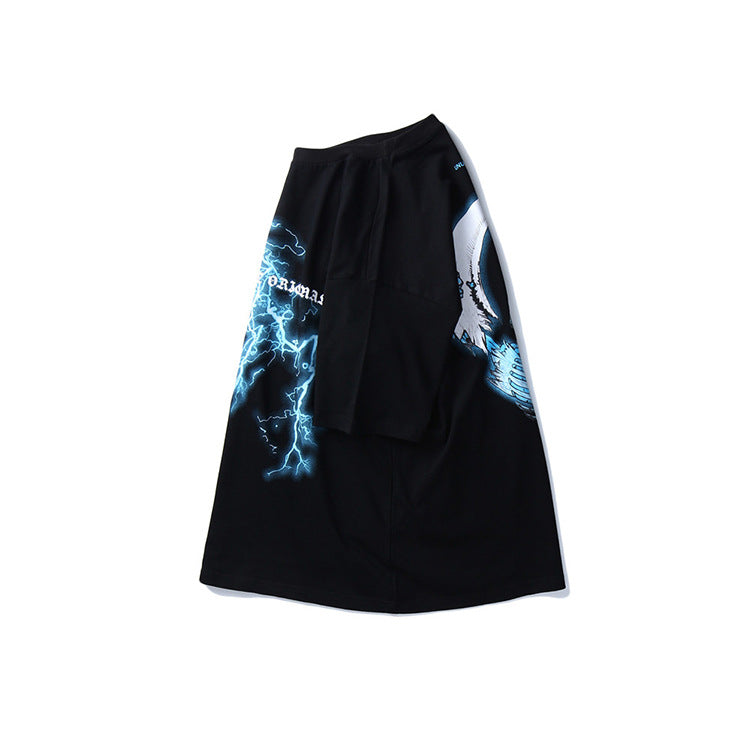 "Waves" Streetwear Hip Hop Men Women Graphic T-Shirt - Street King Apparel
