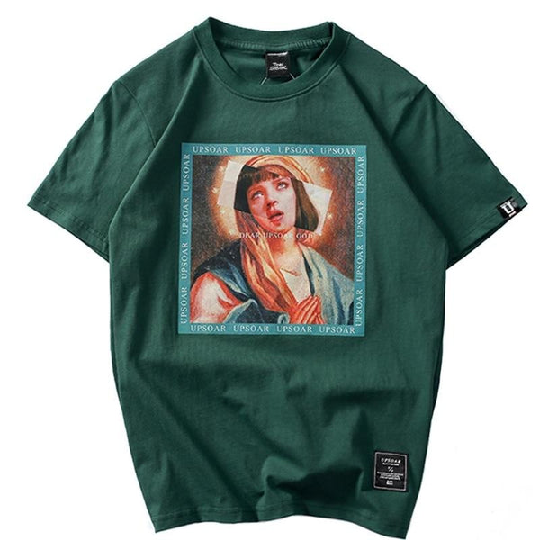 "Virgin Mary" Unisex Men Women Streetwear Graphic T-Shirt - Street King Apparel